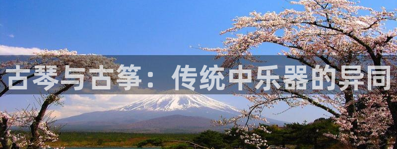 凯发k8国际|首页w来就送38元:古琴与古筝:传统中乐器的异
